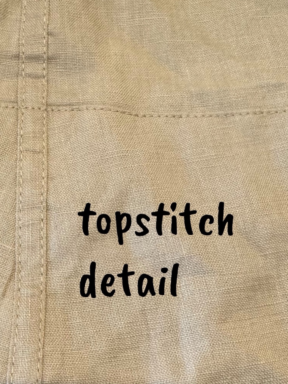 Vintage Jones NY Khaki Midi Skirt | Women’s 16 | Low-Rise Tie-Waist Full A-Line - Picture 5 of 8